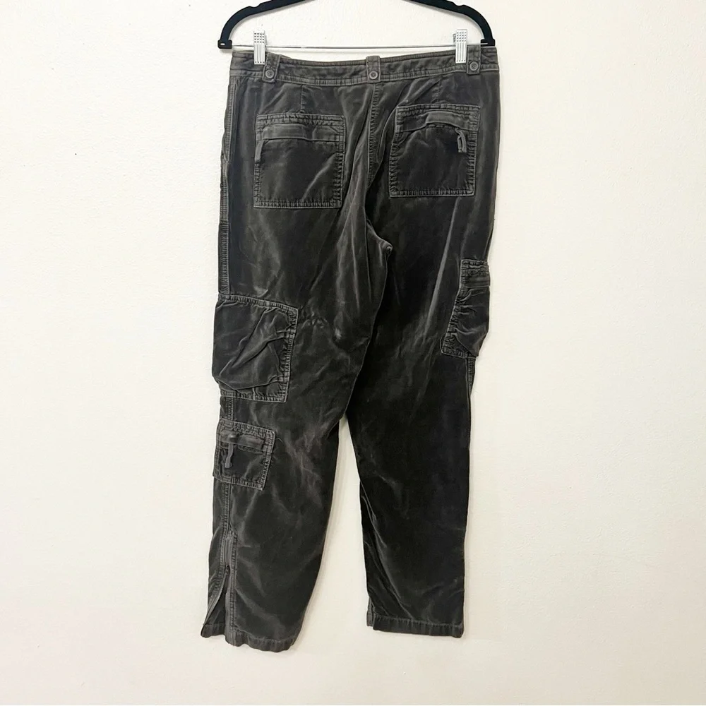 Sundance velvet cargo gray utility grunge Y2K Indie nightfall pants - Picture 2 of 5
